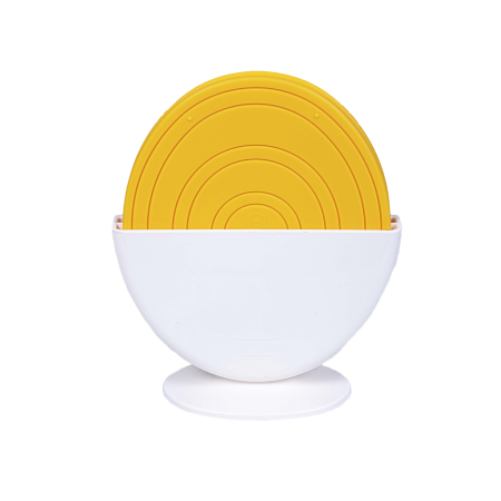 Прихватки силиконовые универсальные "Egg Trivet" Sallema (лимонный)