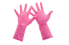 Универсальные резиновые перчатки Frida, (розовые), (размер L)