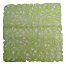 Антискользящий коврик для душа Mix 52х52 см, (зелёный)