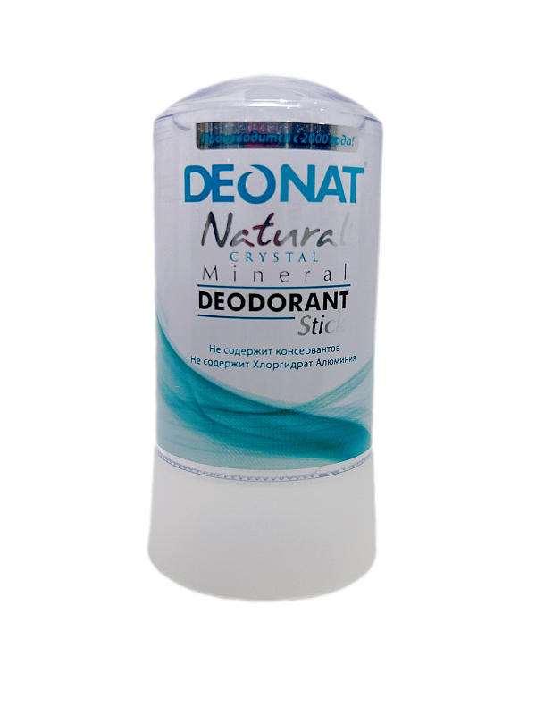 Дезодорант-Кристалл  "ДеоНат" чистый, стик, вывинчивающийся (twist up), 80 г