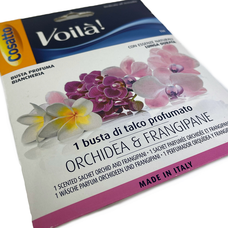 Льняные саше для постельного белья "Орхидея и франжипани"