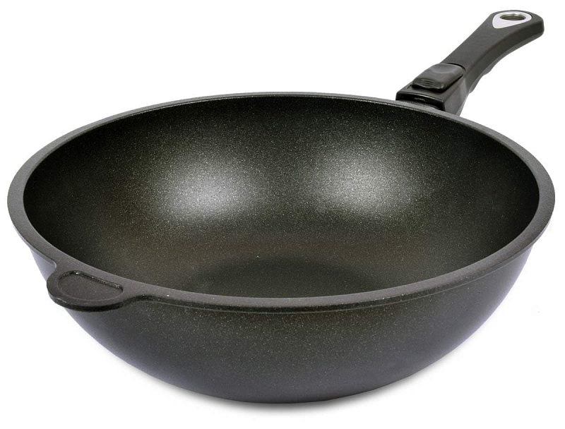 Сотейник Индукция с крышкой и съёмной ручкой Lotan 24х6 см