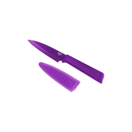 Нож малый гладкое лезвие Kuhn Rikon Colori (фиолетовый)