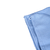 Набор: полотенце, тюрбан и щетка душ-массаж (голубой)