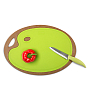 Подложка для разделочной доски 2 в 1 " Food Palette" Sallema