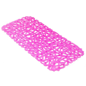 Антискользящий коврик для ванны Mix 72х36 см, (розовый)