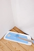 Швабра с насадкой для влажной уборки "ECO STANDART" Белый Кот (голубой)