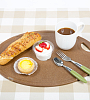 Подложка для разделочной доски 2 в 1 " Food Palette" Sallema